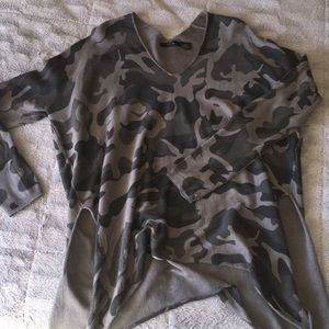 Asymmetrical Army Sweater